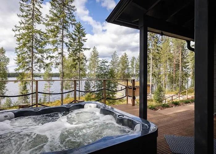 With Outdoor Jacuzzi And Sauna